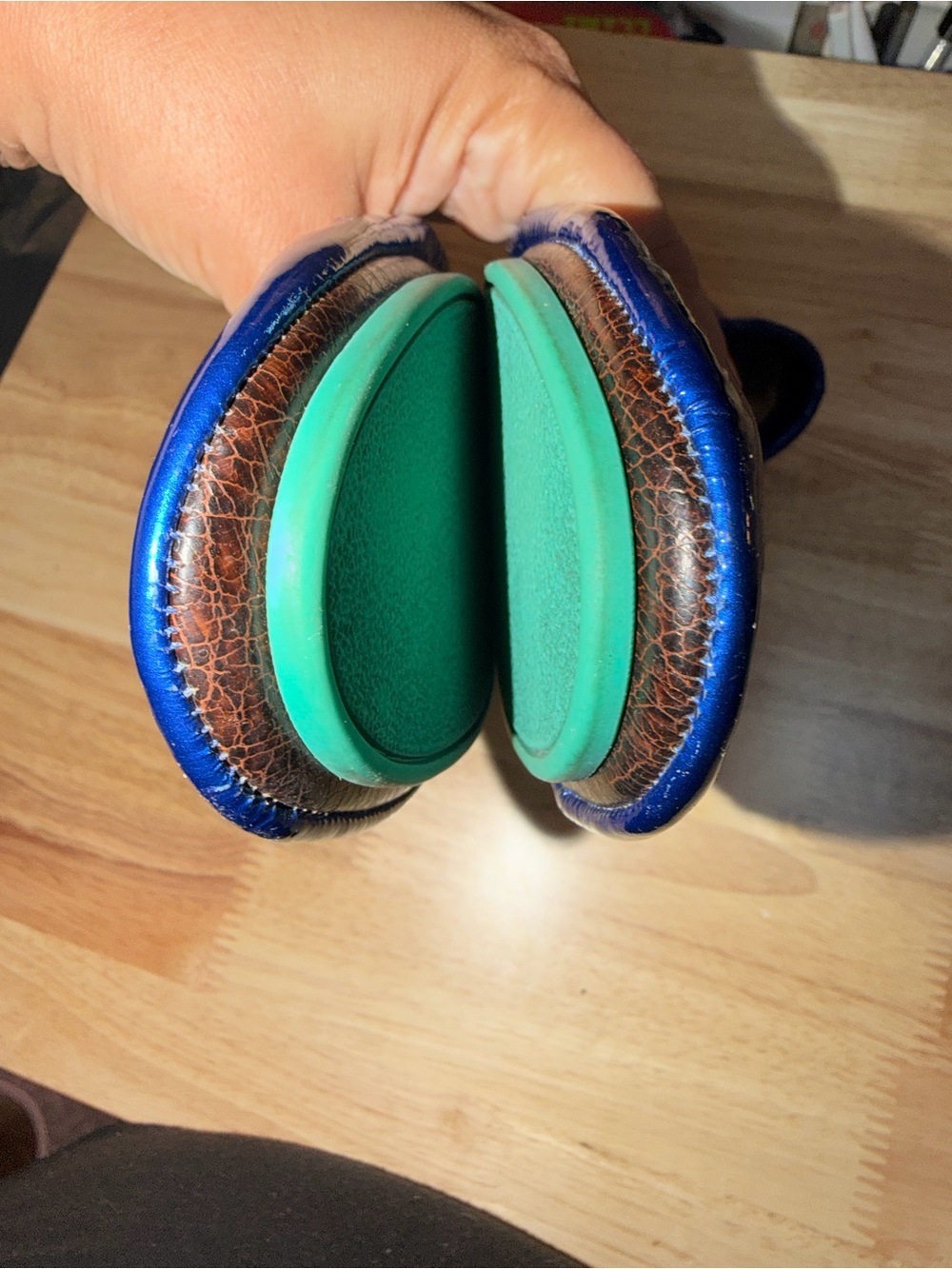 Tieks Sapphire Blue Flats - Picture 5 of 7